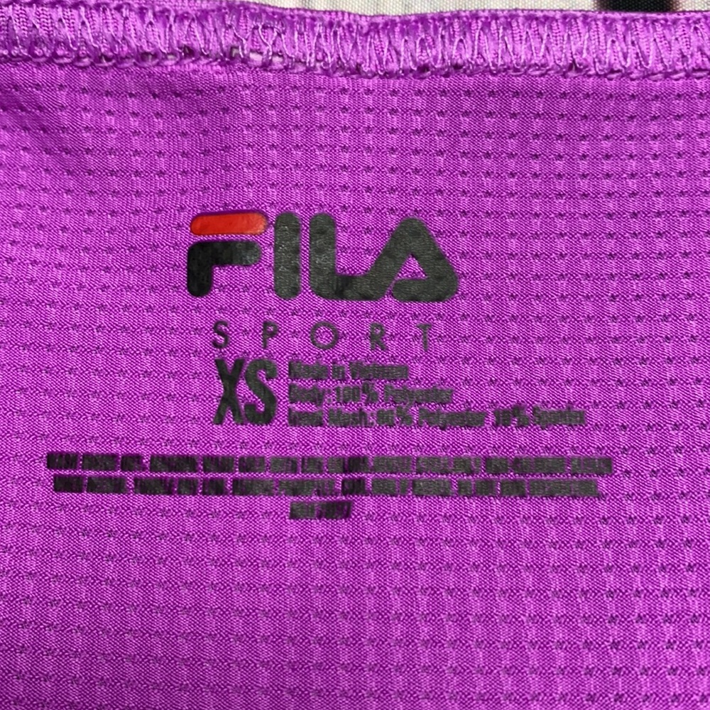 FILA SPORT Purple Razorback Tank Top Size: XS - Picture 16 of 17